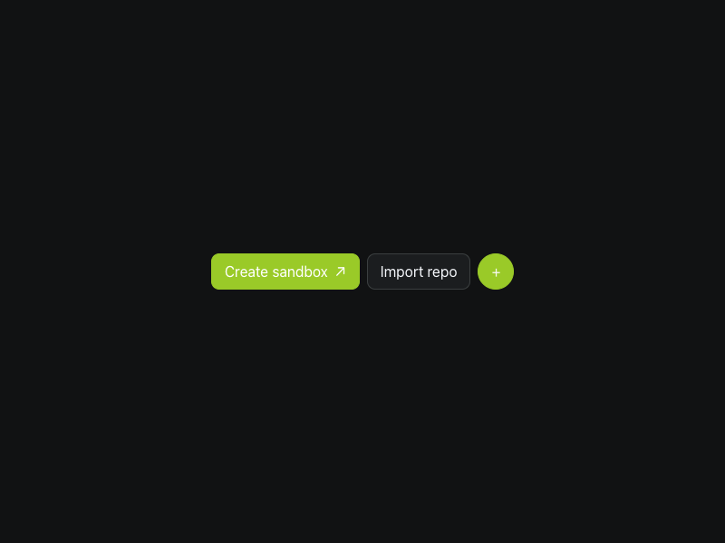 Sandbox Console Buttons