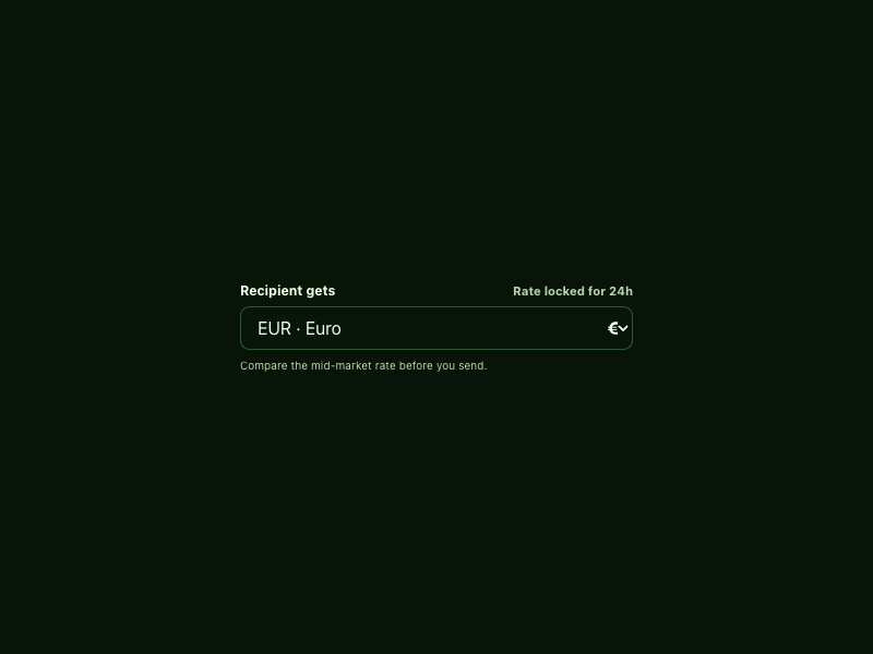 Borderless Ledger — choice selectors